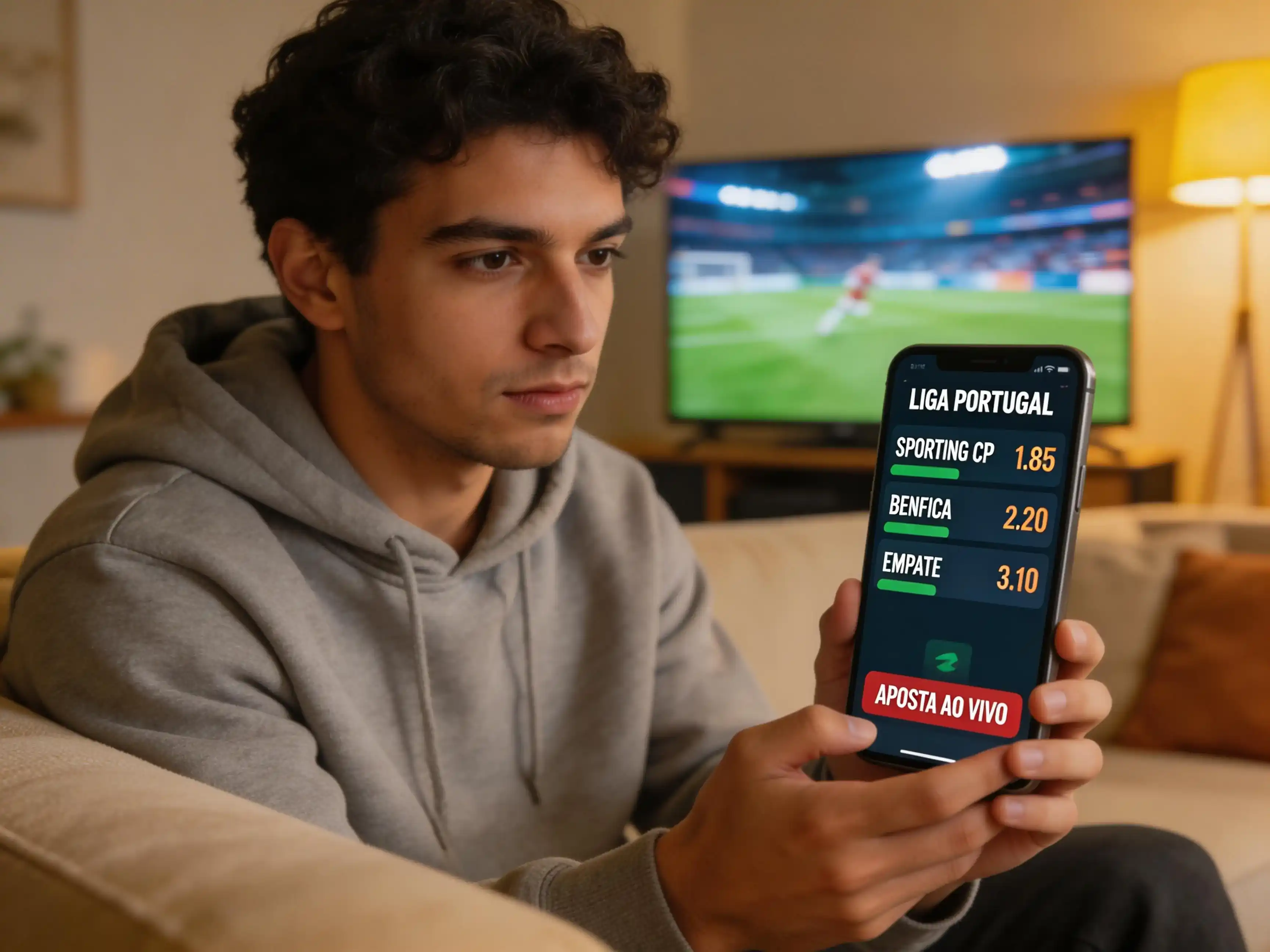 Apostas ao vivo via telemóvel em Portugal: live betting no futebol com MB Way
